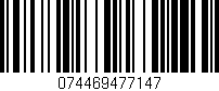 Código de barras (EAN, GTIN, SKU, ISBN): '074469477147'