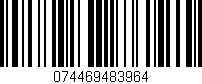 Código de barras (EAN, GTIN, SKU, ISBN): '074469483964'
