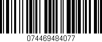 Código de barras (EAN, GTIN, SKU, ISBN): '074469484077'
