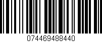 Código de barras (EAN, GTIN, SKU, ISBN): '074469488440'