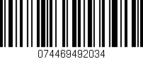 Código de barras (EAN, GTIN, SKU, ISBN): '074469492034'