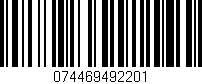 Código de barras (EAN, GTIN, SKU, ISBN): '074469492201'