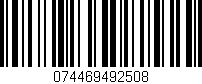 Código de barras (EAN, GTIN, SKU, ISBN): '074469492508'