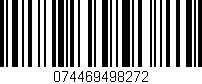 Código de barras (EAN, GTIN, SKU, ISBN): '074469498272'