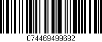 Código de barras (EAN, GTIN, SKU, ISBN): '074469499682'
