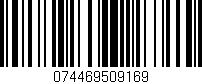 Código de barras (EAN, GTIN, SKU, ISBN): '074469509169'