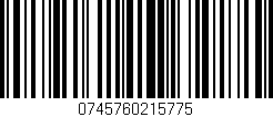 Código de barras (EAN, GTIN, SKU, ISBN): '0745760215775'
