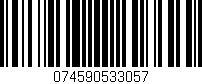 Código de barras (EAN, GTIN, SKU, ISBN): '074590533057'