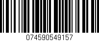 Código de barras (EAN, GTIN, SKU, ISBN): '074590549157'