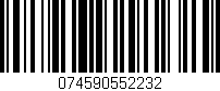 Código de barras (EAN, GTIN, SKU, ISBN): '074590552232'