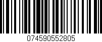 Código de barras (EAN, GTIN, SKU, ISBN): '074590552805'