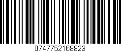 Código de barras (EAN, GTIN, SKU, ISBN): '0747752168823'