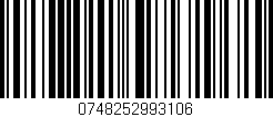 Código de barras (EAN, GTIN, SKU, ISBN): '0748252993106'