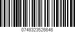 Código de barras (EAN, GTIN, SKU, ISBN): '0748323526646'