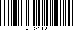 Código de barras (EAN, GTIN, SKU, ISBN): '0748367188220'
