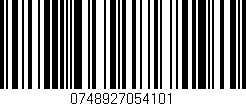 Código de barras (EAN, GTIN, SKU, ISBN): '0748927054101'