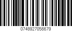 Código de barras (EAN, GTIN, SKU, ISBN): '0748927056679'