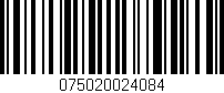 Código de barras (EAN, GTIN, SKU, ISBN): '075020024084'