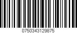 Código de barras (EAN, GTIN, SKU, ISBN): '0750343129875'