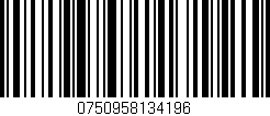 Código de barras (EAN, GTIN, SKU, ISBN): '0750958134196'