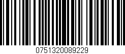 Código de barras (EAN, GTIN, SKU, ISBN): '0751320089229'