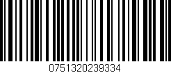 Código de barras (EAN, GTIN, SKU, ISBN): '0751320239334'