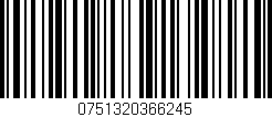 Código de barras (EAN, GTIN, SKU, ISBN): '0751320366245'