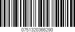 Código de barras (EAN, GTIN, SKU, ISBN): '0751320366290'
