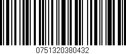 Código de barras (EAN, GTIN, SKU, ISBN): '0751320380432'