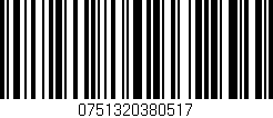 Código de barras (EAN, GTIN, SKU, ISBN): '0751320380517'
