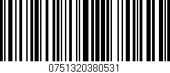 Código de barras (EAN, GTIN, SKU, ISBN): '0751320380531'