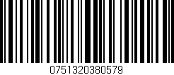 Código de barras (EAN, GTIN, SKU, ISBN): '0751320380579'