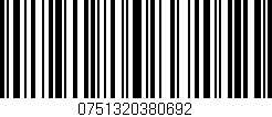 Código de barras (EAN, GTIN, SKU, ISBN): '0751320380692'