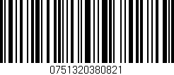 Código de barras (EAN, GTIN, SKU, ISBN): '0751320380821'