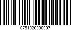 Código de barras (EAN, GTIN, SKU, ISBN): '0751320380937'