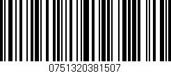 Código de barras (EAN, GTIN, SKU, ISBN): '0751320381507'