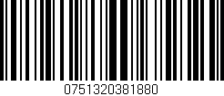 Código de barras (EAN, GTIN, SKU, ISBN): '0751320381880'
