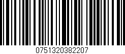 Código de barras (EAN, GTIN, SKU, ISBN): '0751320382207'