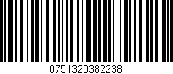 Código de barras (EAN, GTIN, SKU, ISBN): '0751320382238'