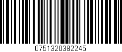 Código de barras (EAN, GTIN, SKU, ISBN): '0751320382245'