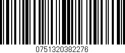 Código de barras (EAN, GTIN, SKU, ISBN): '0751320382276'