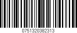 Código de barras (EAN, GTIN, SKU, ISBN): '0751320382313'