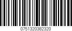 Código de barras (EAN, GTIN, SKU, ISBN): '0751320382320'