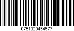 Código de barras (EAN, GTIN, SKU, ISBN): '0751320454577'