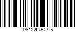 Código de barras (EAN, GTIN, SKU, ISBN): '0751320454775'
