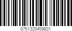 Código de barras (EAN, GTIN, SKU, ISBN): '0751320459831'