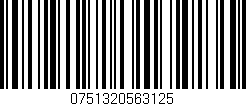 Código de barras (EAN, GTIN, SKU, ISBN): '0751320563125'