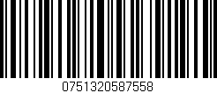 Código de barras (EAN, GTIN, SKU, ISBN): '0751320587558'