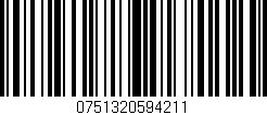 Código de barras (EAN, GTIN, SKU, ISBN): '0751320594211'