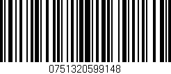 Código de barras (EAN, GTIN, SKU, ISBN): '0751320599148'
